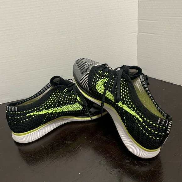 Men\'s Nike Flyknit Racer Sail Volt Black 2013 9.5